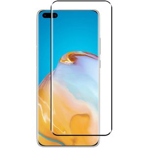 Mobigear Premium Huawei P40 Pro Plus Glazen Screenprotector - Case Friendly - Zwart