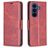 Mobigear Excellent Samsung Galaxy A37 Hoesje Bookcase Portemonnee - Rood