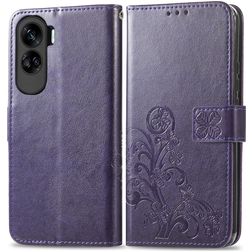 Mobigear Clover Honor 90 Lite Hoesje Bookcase Portemonnee - Paars