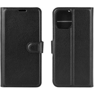 Mobigear Classic iPhone 12 Mini Hoesje Bookcase Portemonnee - Zwart