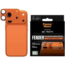 PanzerGlass FENDER iPhone 17 Pro Aluminum Camera Protector - Case Friendly - Cosmic Orange