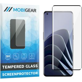 Mobigear Premium OnePlus 11 Glazen Screenprotector - Case Friendly - Zwart