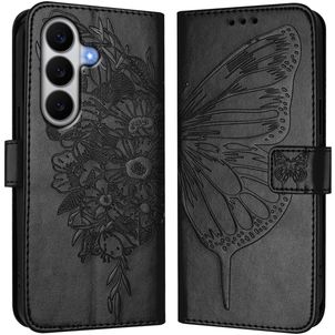Mobigear Butterfly Samsung Galaxy A27 Hoesje Bookcase Portemonnee - Zwart