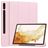 Mobigear Tri-Fold Gel Samsung Galaxy Tab S9 Plus Hoes TPU,Kunstleer Bookcase + Stylus Houder - Roze