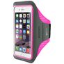 Mobiparts Comfort Fit Telefoonhouder Hardlopen iPhone 8 Sport Hoesje Neopreen Sportarmband - Neon Pink