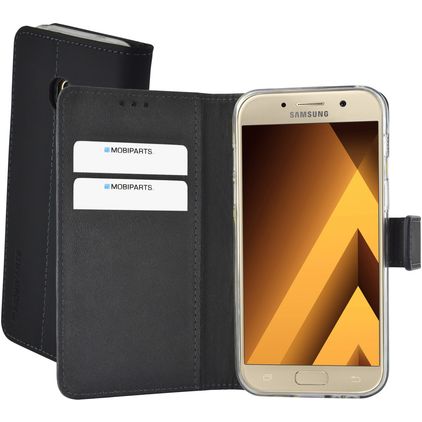 Mobiparts Premium Wallet Samsung Galaxy A3 (2017) Hoesje Bookcase Portemonnee - Zwart