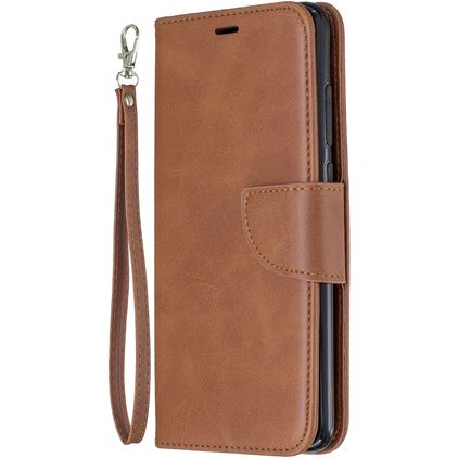 Mobigear Excellent Xiaomi Redmi Note 8 Pro Hoesje Bookcase Portemonnee - Bruin