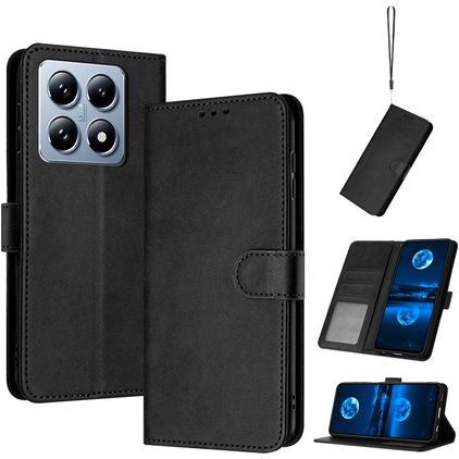 Mobigear Wallet Xiaomi 14T Hoesje Bookcase Portemonnee - Zwart
