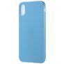 Mobigear Colors iPhone XS Max Hoesje Flexibel TPU Backcover - Blauw