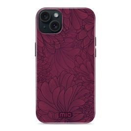 MIO iPhone 15 MagSafe Hoesje Hardcase Backcover - Berry Blooms