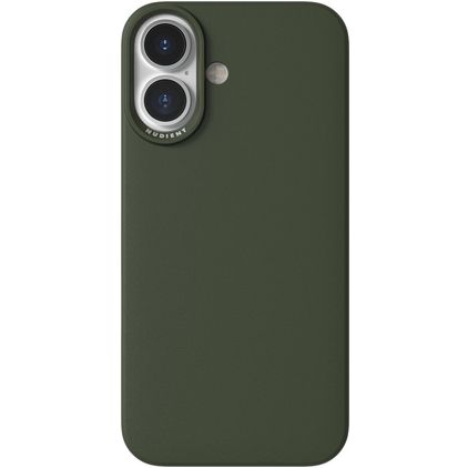 Nudient Thin Precise iPhone 16 MagSafe Hoesje Hardcase Backcover - Pine Green