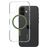 CARE by PanzerGlass Urban Combat iPhone 16 MagSafe Hoesje Hardcase Backcover - Transparant / Groen