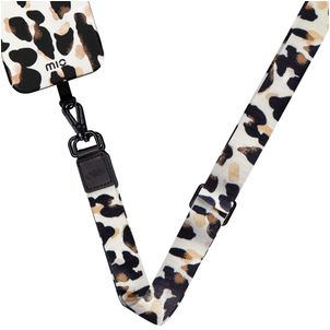 MIO Lanyard Universeel Verstelbaar Telefoonkoord - Leopard