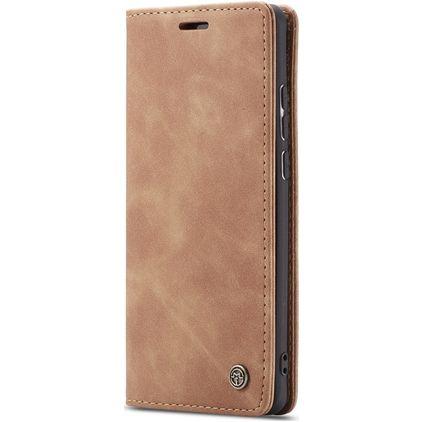 Caseme 013 POCO F2 Pro Hoesje Bookcase Portemonnee - Bruin