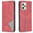 Mobigear Rhombus Slim Realme C35 Hoesje Bookcase - Rood