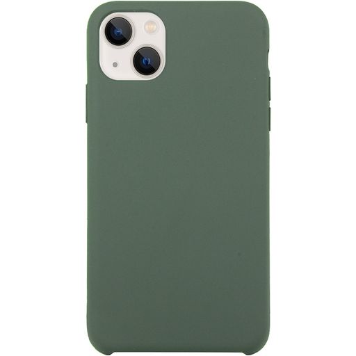 Mobigear Rubber Touch iPhone 15 Plus Siliconen Hoesje Backcover - Groen