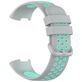 Mobigear Sport Plus Buckle Siliconen Fitbit Charge 4 Bandje Gespsluiting - Blauw / Grijs