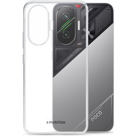 Mobilize Gelly Case Doorzichtig POCO F7 Hoesje Flexibel TPU Backcover - Transparant
