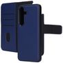 Mobiparts Samsung Galaxy S25 Hoesje Echt Leer Uitneembare 2in1 Bookcase Portemonnee - Blauw