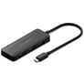 Cygnett Unite 3-in-1 USB-C naar HDMI Hub - Zwart