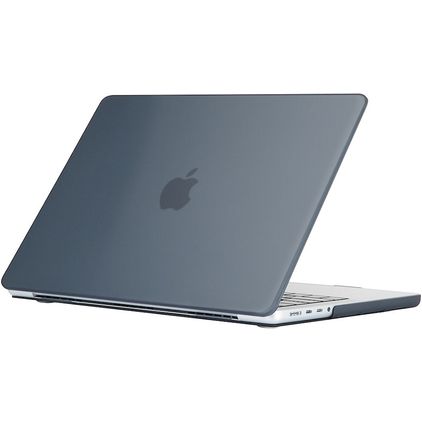 Mobigear Glossy MacBook Pro 16 Inch (2021-2026) Hoes Hardshell Laptopcover MacBook Case - Zwart - Model A2485 / A2780 / A2991 / A3186 / A3428 / A3429