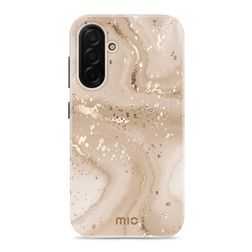 MIO Samsung Galaxy A27 MagSafe Hoesje Hardcase Backcover - Gold Marble