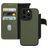 Mobiparts iPhone 14 Pro MagSafe Hoesje Echt Leer Uitneembare 2in1 Bookcase Portemonnee - Groen