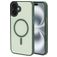 Mobiparts Hardcover iPhone 16 Plus MagSafe Hoesje Hardcase Backcover - Satin Green