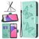 Mobigear Butterfly Samsung Galaxy A33 Hoesje Bookcase Portemonnee - Turquoise