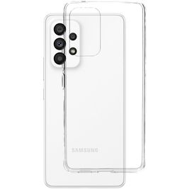 Mobiparts Classic Doorzichtig Samsung Galaxy A53 Hoesje Flexibel TPU Backcover - Transparant