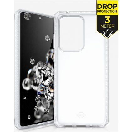 ITSKINS SpectrumFrost Doorzichtig Samsung Galaxy S20 Plus Hoesje Hardcase Backcover Shockproof - Transparant