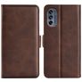 Mobigear Slim Magnet Motorola Moto G62 Hoesje Bookcase Portemonnee - Bruin