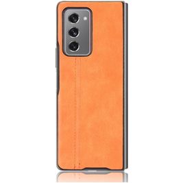 Mobigear Stitch Samsung Galaxy Z Fold 2 Hoesje Backcover - Oranje