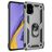 Mobigear Armor Ring Samsung Galaxy A51 Hoesje Hardcase Backcover Shockproof met Ringhouder - Zilver