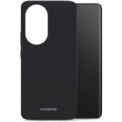 Mobilize Rubber Gelly HONOR 200 Pro Hoesje Flexibel TPU Backcover - Zwart