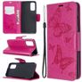 Mobigear Butterfly Samsung Galaxy S20 Hoesje Bookcase Portemonnee - Magenta