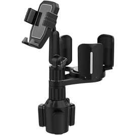 Mobigear Cupholder Telefoonhouder Auto Bekerhouder Klem Universeel - Zwart Mobigear Cupholder Telefoonhouder Auto Bekerhouder Klem Universeel - Zwart