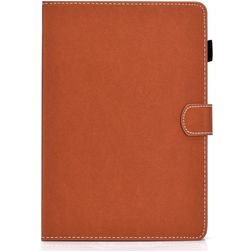 Mobigear Folio Samsung Galaxy Tab S6 Lite Hoes Bookcase + Stylus Houder - Bruin
