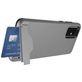 Mobigear Brushed Card Samsung Galaxy S20 Plus Hoesje Hardcase Backcover Shockproof met Pasjeshouder en Standaard - Grijs