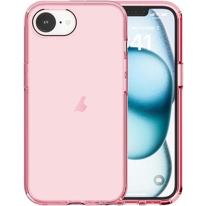 Mobigear Crystal iPhone 17e Hoesje Hardcase Backcover - Roze