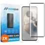 Mobigear Premium Motorola Edge 50 Pro Glazen Screenprotector - Case Friendly - Zwart (2-Pack)