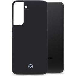 Mobilize Rubber Gelly Samsung Galaxy S22 Hoesje Flexibel TPU Backcover - Matt Black