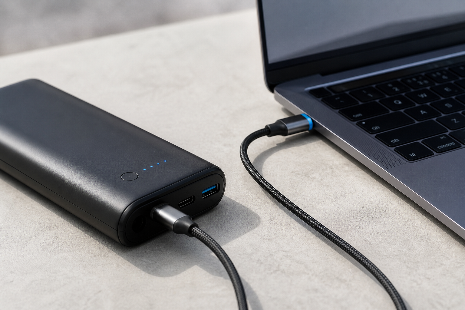 Kan je een laptop opladen met een powerbank?