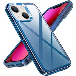 Mobigear Crystal iPhone 14 Plus Hoesje Hardcase Backcover - Blauw