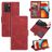 Mobigear Slim Magnet POCO X3 GT Hoesje Bookcase Portemonnee - Rood