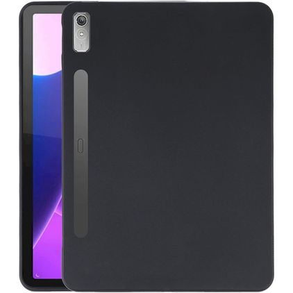 Mobigear Basics Dunne Lenovo Tab P11 Pro Gen 2 Hoes Flexibel TPU Backcover - Zwart