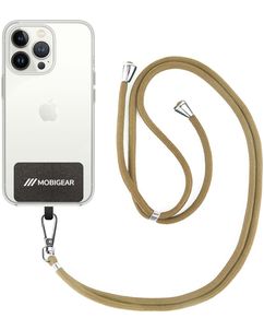 Mobigear Lanyard Universeel Telefoonkoord Verstelbaar - Taupe