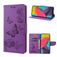 Mobigear Butterfly Samsung Galaxy M53 Hoesje Bookcase Portemonnee - Paars