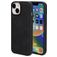 Mobiparts Classic iPhone 13 MagSafe Hoesje TPU,Kunstleer Backcover - Graphite Black