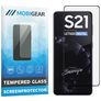 Mobigear Premium Samsung Galaxy S21 Glazen Screenprotector - Case Friendly - Zwart